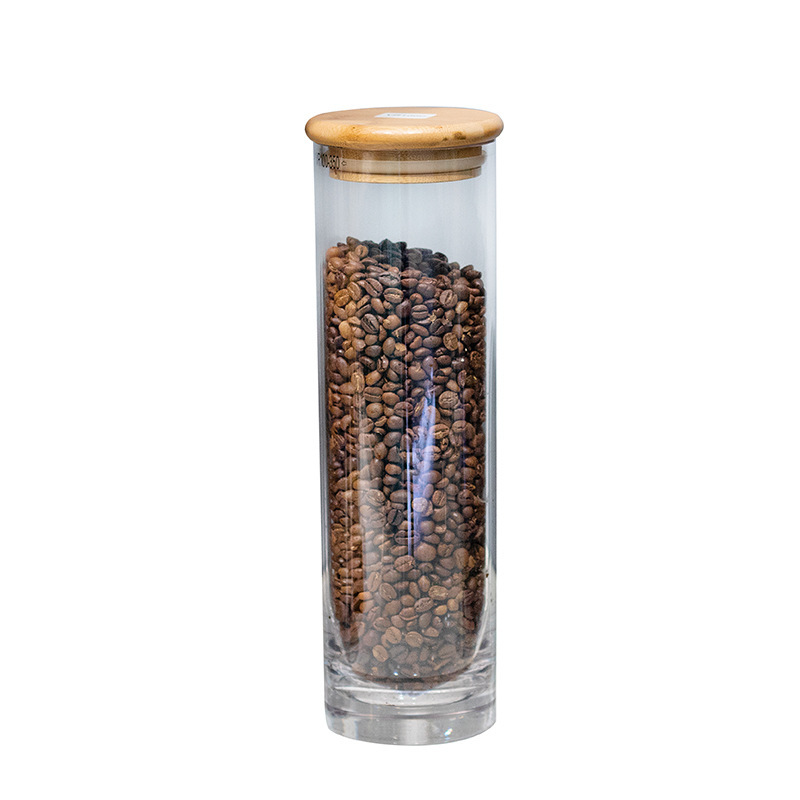 Coffee bean sealed cans, flower tea storage cans, grain and dry goods storage cans, food-grade PC transparent plastic cans in stock Application Scenario