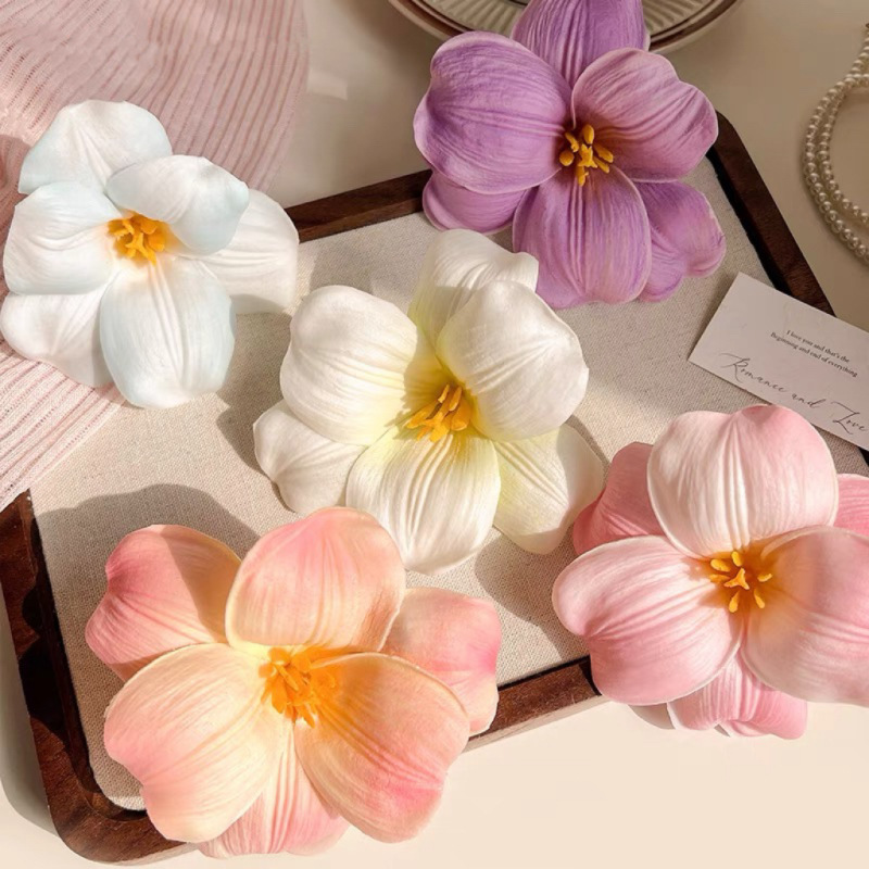 "High-end atmosphere!" Tinted tulip flower hairpin! Flower-shaped hair clip! Headwear for young girls details Picture