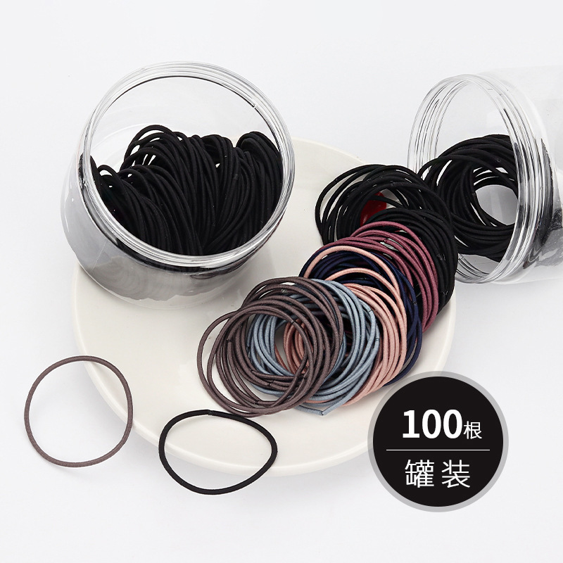 A simple Korean style hair tie for women, a thin hair band, a popular Instagram hair tie, a stylish girl's hair accessory, a hair tie full figure