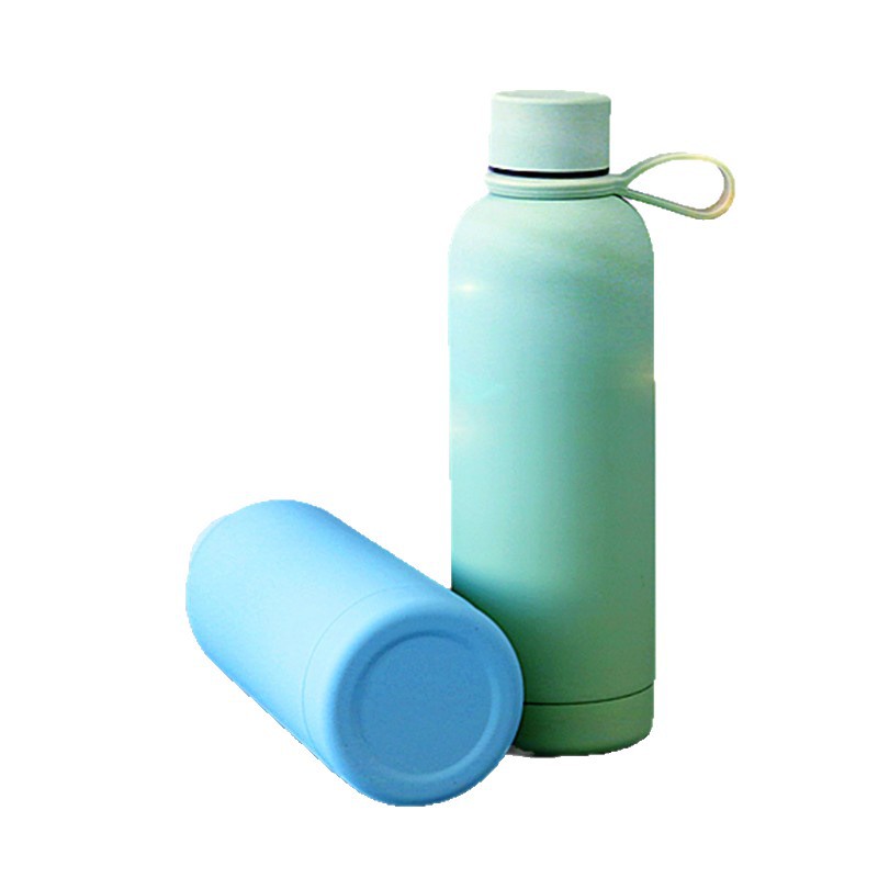 Large-capacity American-style small-mouthed bottles, stainless steel cola cups, rubber paint sports water cups, portable water bottles, outdoor thermos flasks Item Picture