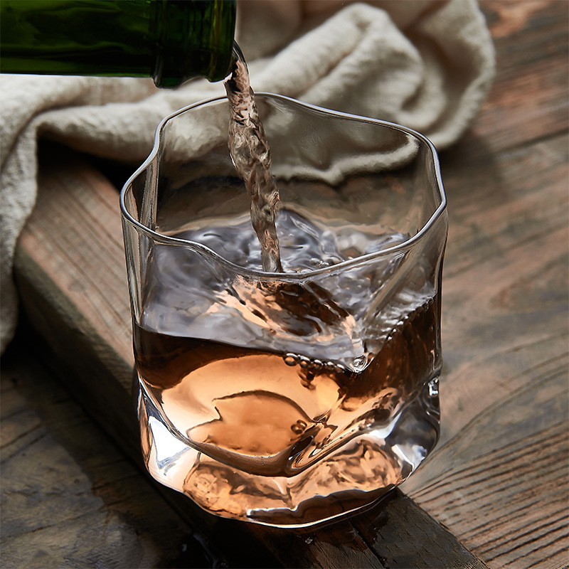Whisky wine glasses, Western-style wine glasses, classical high-end wine sets, Japanese beer glasses, creative 6-glass glass set full figure