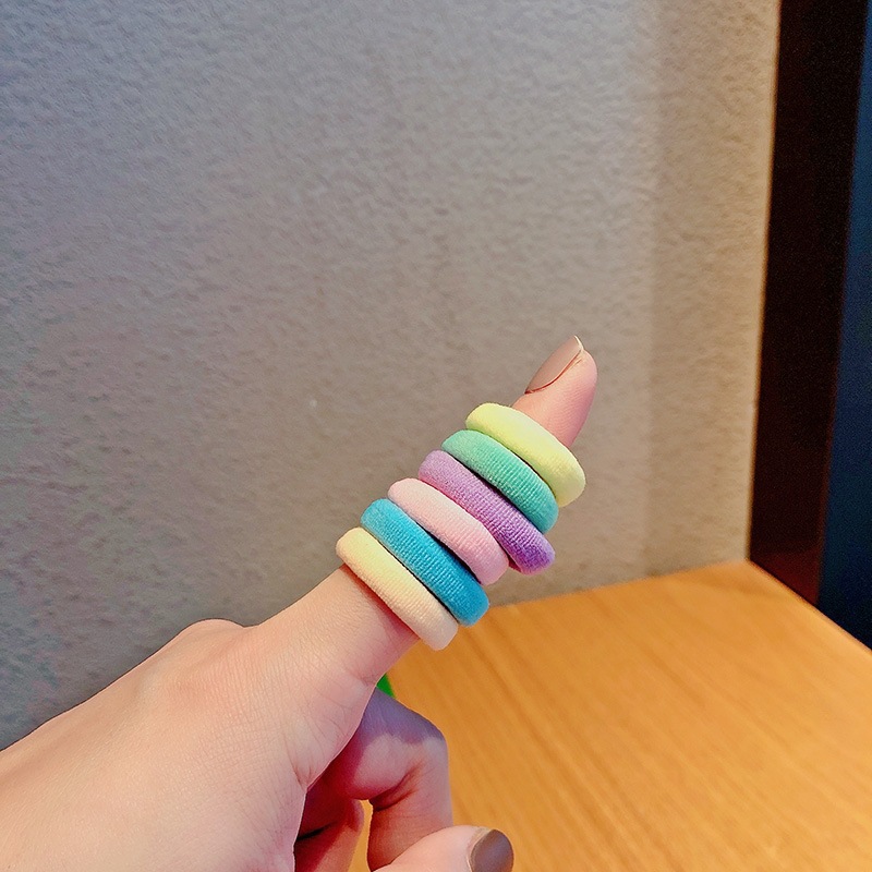 Wholesale of small-sized children's hair bands, girls' towel bands, headbands, seamless hair ties, baby thumb bands, and hair accessories Specification drawing