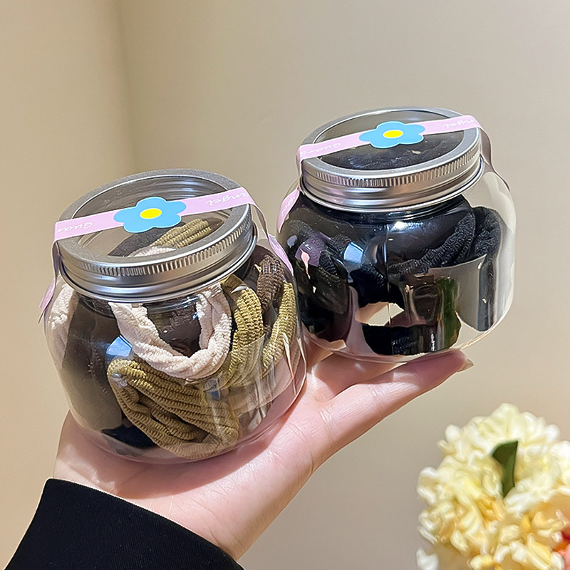 Children's candy-colored hair bands, girls' colorful rubber bands, little girls' towel bands, thick leather covers that won't damage hair, summer hair ties Application Scenario