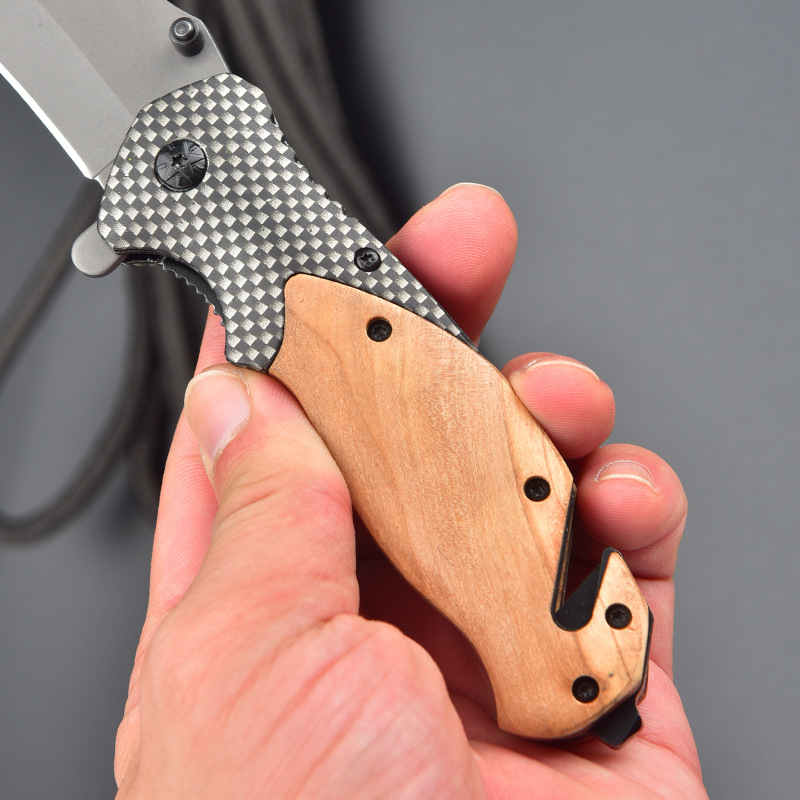 The manufacturer has a new X 50 folding knife in stock. It is a high-hardness outdoor camping survival knife and a portable multi-purpose folding knife details Picture