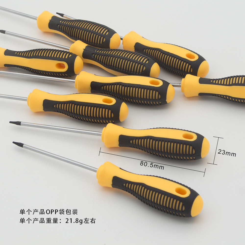 Eco-friendly handle of the plum blossom screwdriver, plum blossom screwdriver T4, T5, T6, T7, T8, T9, T10 details Picture