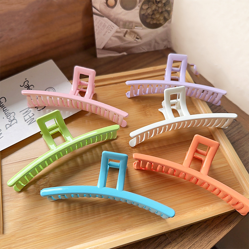 Simple candy-colored hair clips, bb clips, fashionable colorful side bangs clips, seamless broken hair clips, women's side clips, headwear for women full figure