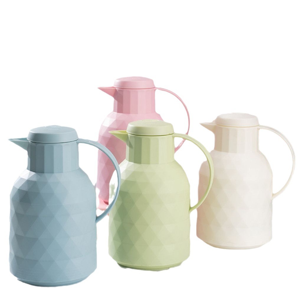 Wholesale of large-capacity lead-free glass inner liner 24-hour insulated dormitory household thermos with lid Item Picture