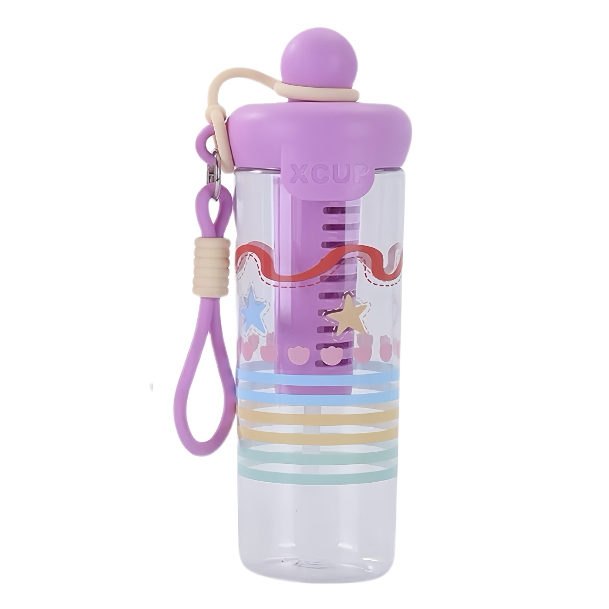 Women's water cup with large capacity 2025 new model, high appearance level, summer portable travel cup with filter, tea brewing straw cup Item Picture