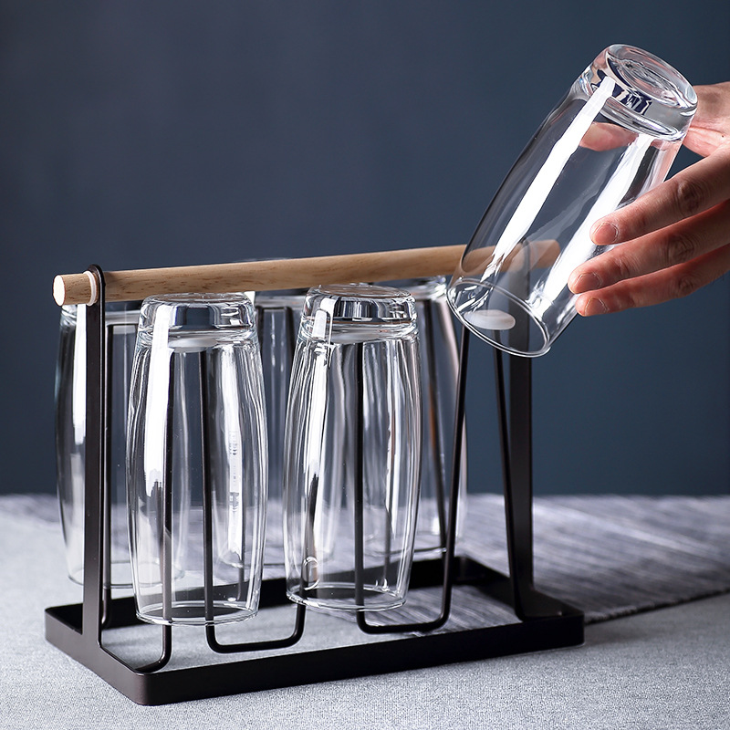Green apple Disa water cup, heat-resistant glass water cup, juice drink cup, whisky cup, household water ware set Application Scenario