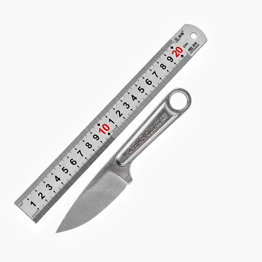 A portable outdoor multi-functional stainless steel knife with a knife cover for survival in the wild details Picture