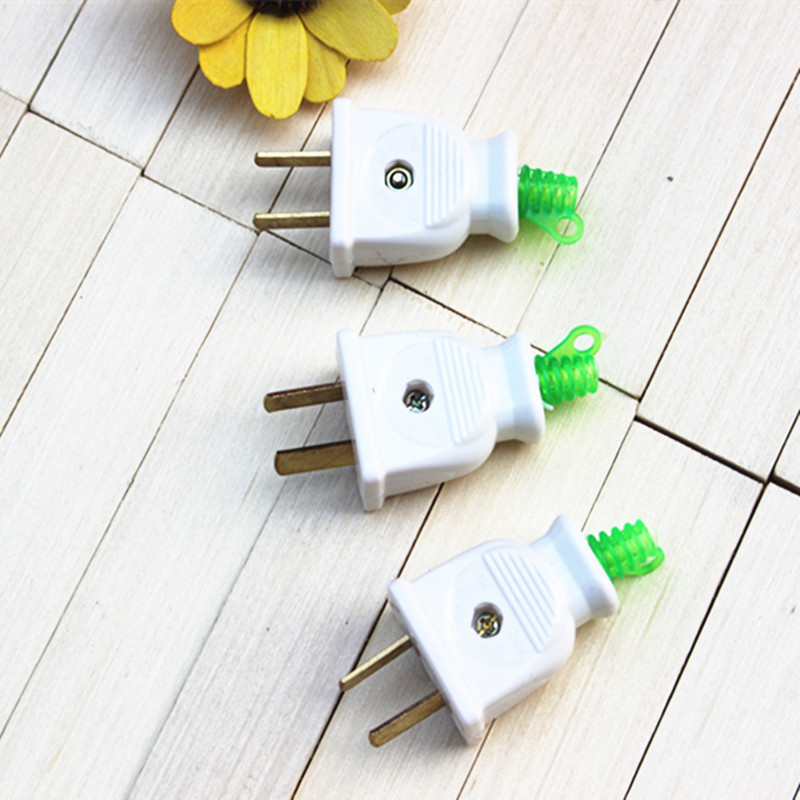 Two-pin plugs, rotating two-pin plugs, electrician's two-pole power plugs, one-yuan hardware wholesale full figure
