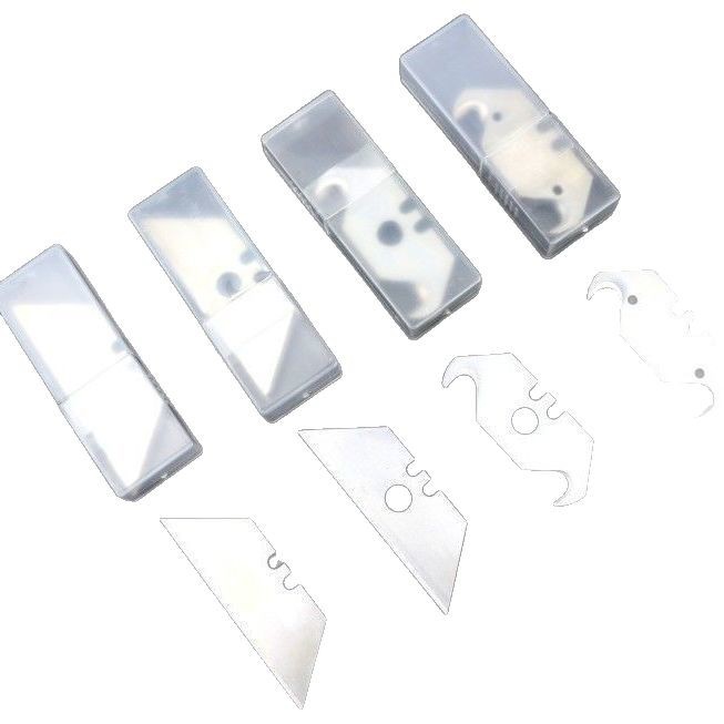 Disposable trapezoidal blades, horn blades, folding blades, paper cutting blades, special thickened hook blades, electrician blades Item Picture