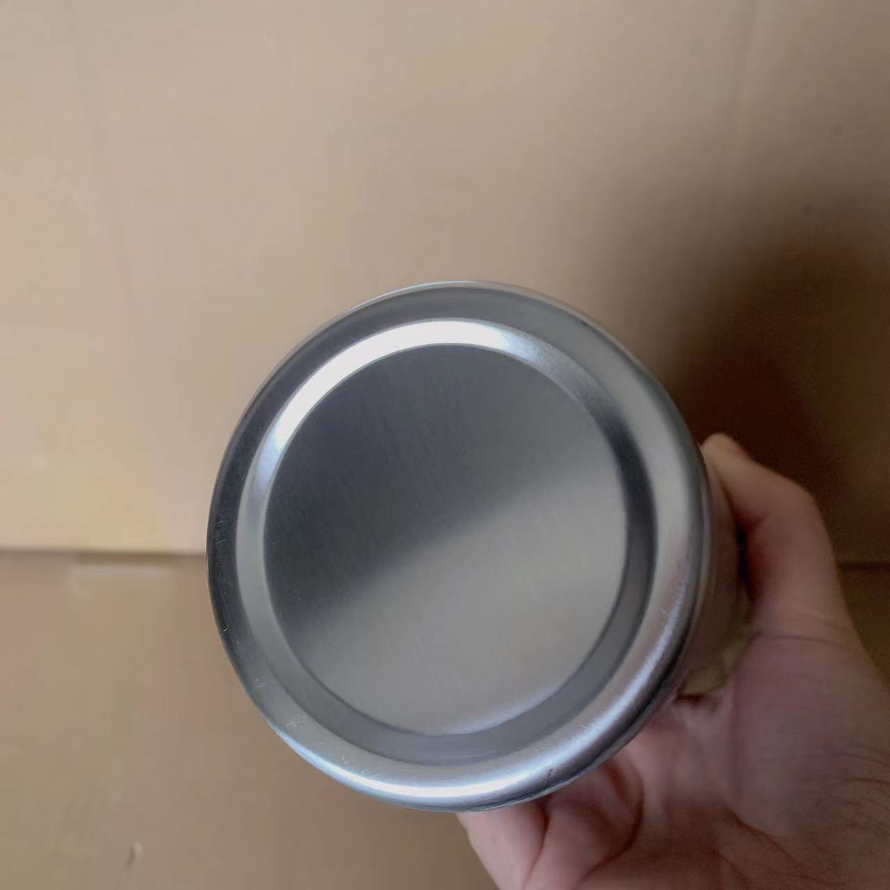 All-steel insulated cup, single-layer engraved men's portable sports water bottle, cold insulation outdoor water bottle, 304 stainless steel cup details Picture
