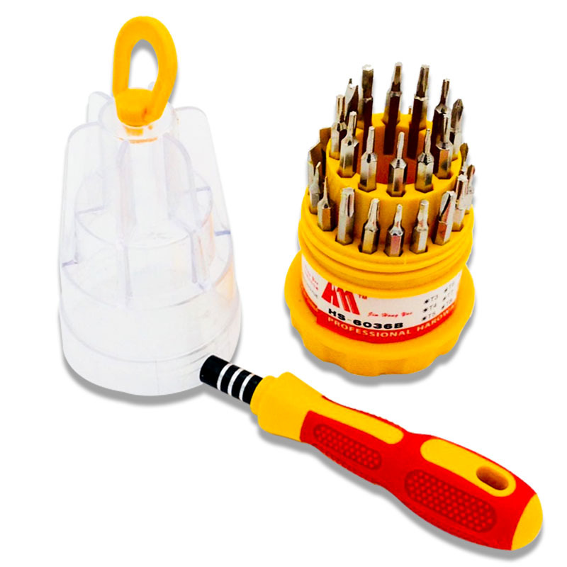 Mobile phone, computer and telecommunications repair, disassembly and repair tools 31-in-1 combination screwdriver, screwdriver, multi-purpose screwdriver set details Picture
