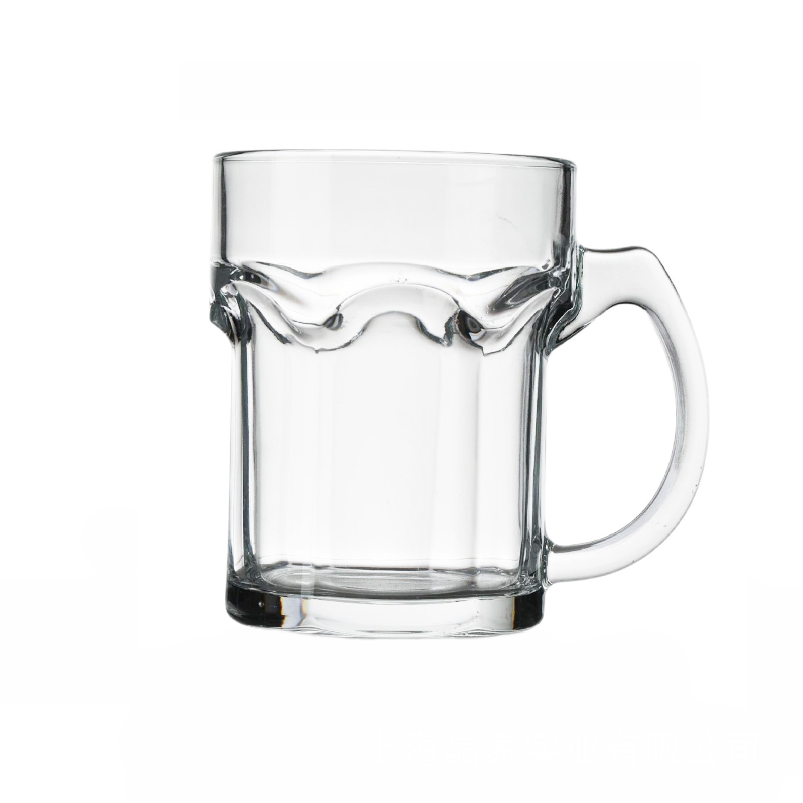 【 Factory Direct Sales 】 Craft beer mugs, draft beer cups, thickened glass with handles, tea and cold drink cups can be printed with logos Item Picture