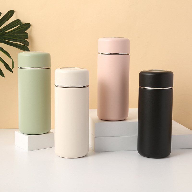 Household mini pocket cup, 350ml insulated cup, universal portable water cup for men and women, student cup, straight cup full figure