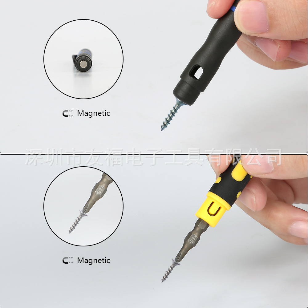 0.5-cent iPhone disassembly screwdriver 4-in-1 pen gift screwdriver tool factory price color change wholesale Specification drawing