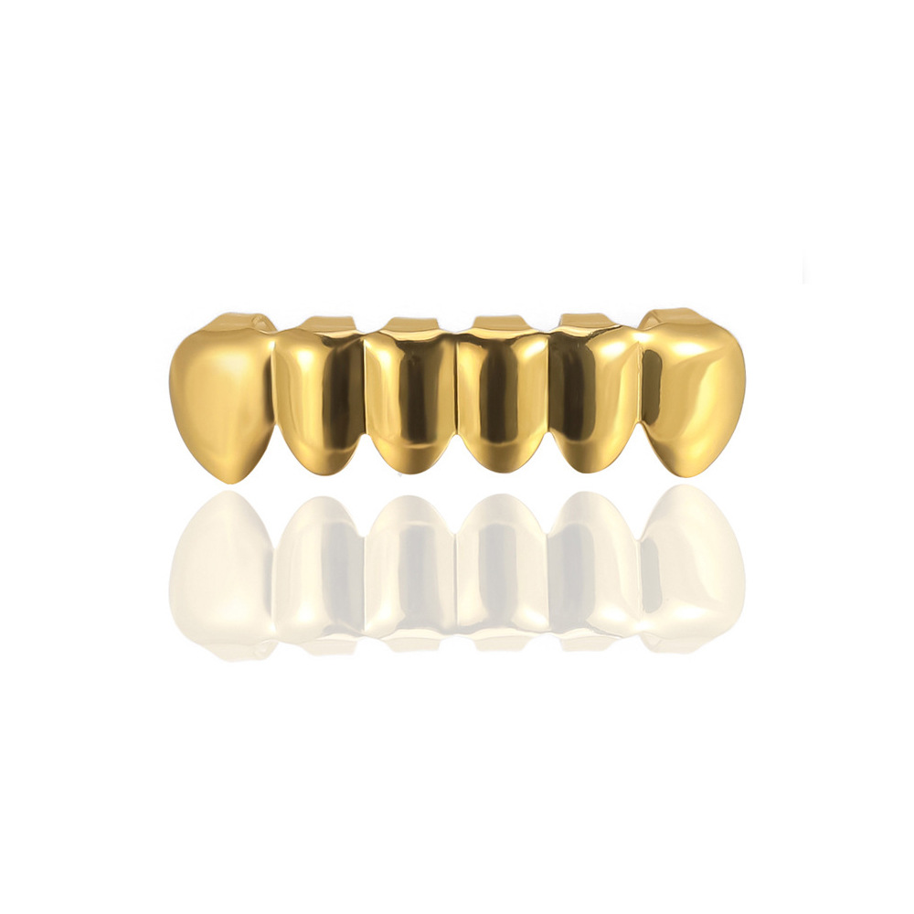 Wholesale of 2024 new hip-hop accessory braces from Europe and America with large diamonds and gold-plated rap braces Grills Application Scenario