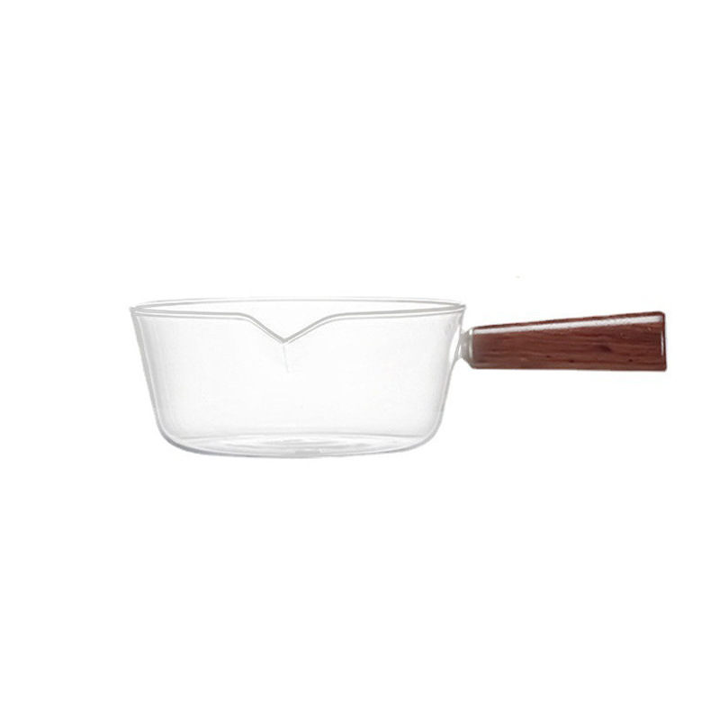 Electric ceramic stove, high borosilicate glass pot, heat-resistant glass pot, household thickened glass bowl, open flame high-temperature resistant milk pot, soup pot Item Picture