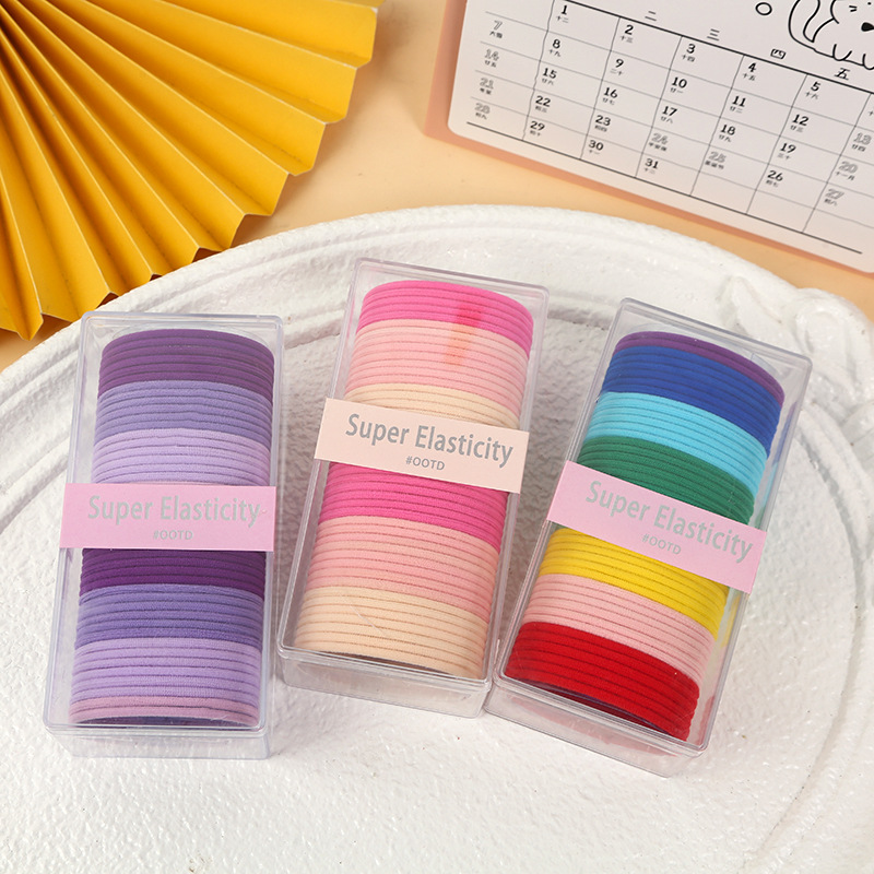 Adult hair tie headband 2025 new style Korean high-end rubber band women's hair tie high-elasticity hair tie details Picture