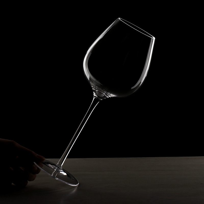 Wholesale crystal red wine glasses, one-piece formed tall glasses, large-capacity Burgundy glass wine glasses from the manufacturer Specification drawing