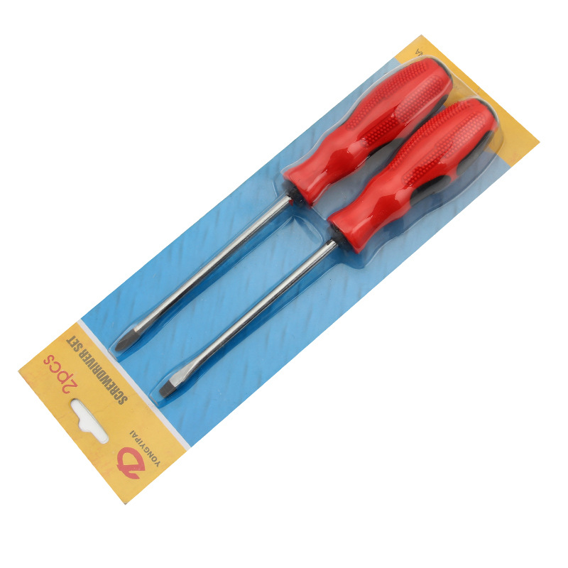 Wholesale massage handle screwdrivers, alloy steel high-strength cross-shaped flat-head screwdrivers, hand tools from the manufacturer Item Picture