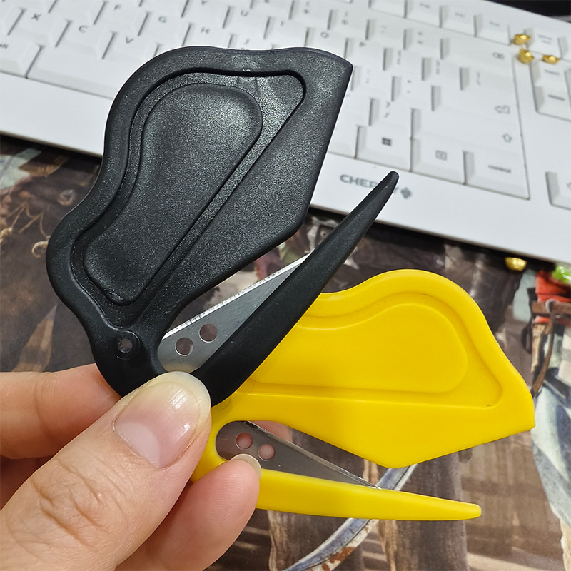 Cross-border multi-functional plastic mini box opening knife, rope cutting and sealing, express packaging film opening knife, portable box opening knife Specification drawing