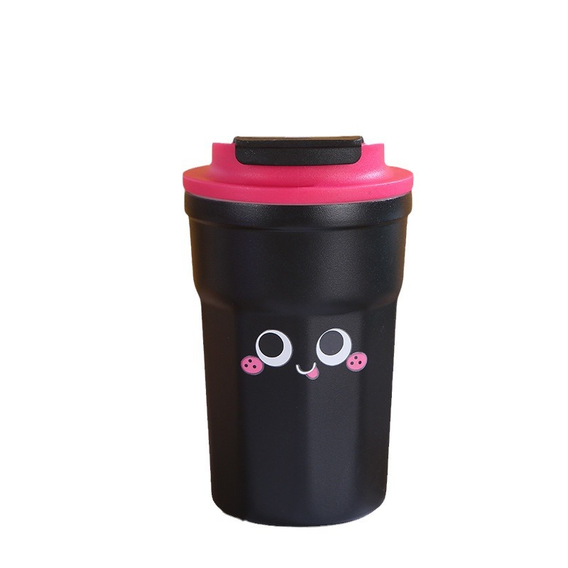 Factory direct supply 316 stainless steel vacuum insulated cups, high appearance level flip coffee cups, outdoor portable car cups Item Picture