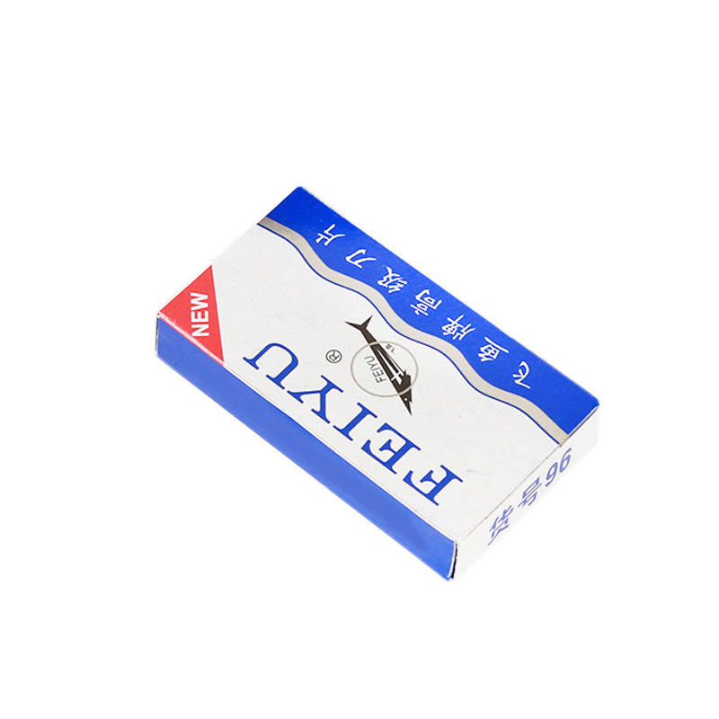 Stainless steel double-sided razor blades, household old-fashioned shaving blades, manual shaving blades, Feiyu brand shaving blade manufacturer Item Picture