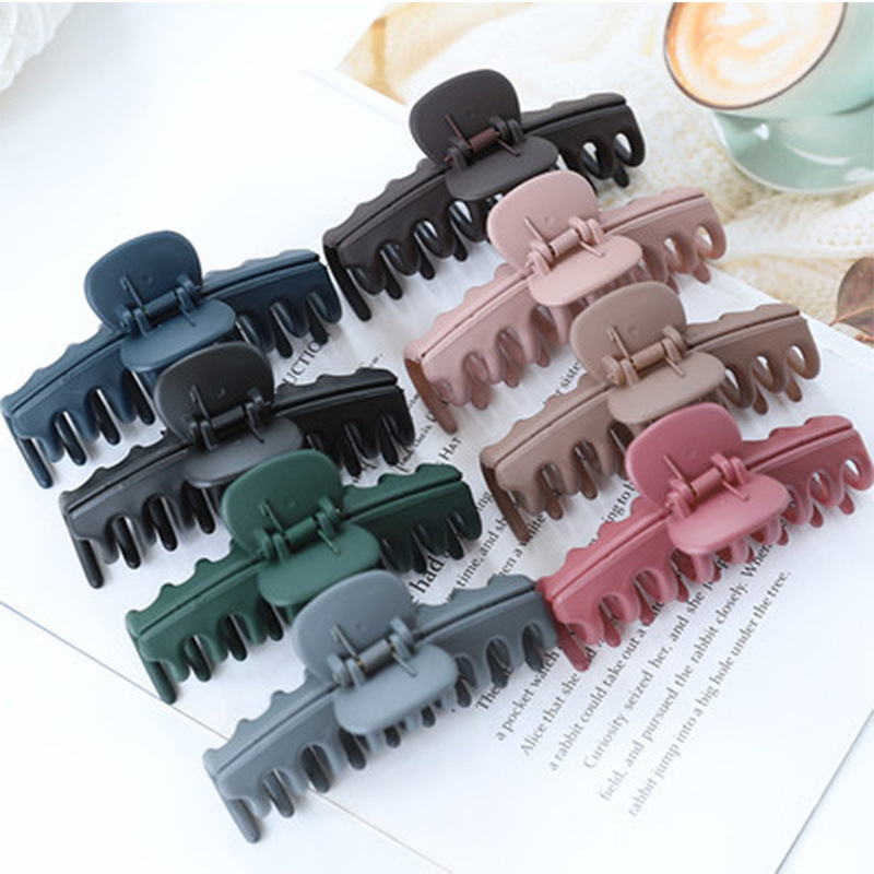 Bath coil, hair clip, large head clip, fixed hair clip, headwear, summer hair clip, shark clip, hair clip Specification drawing