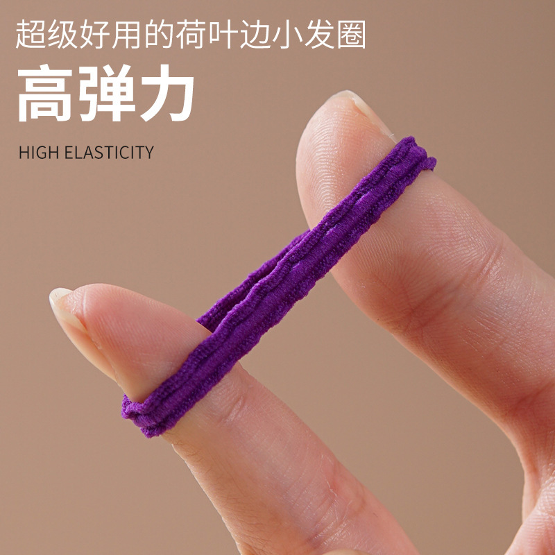 Colorful lace, widened hair ties, children's hair non-damaging hair ties, girls' hair ties, hair bands, baby headwear, hair accessories Specification drawing