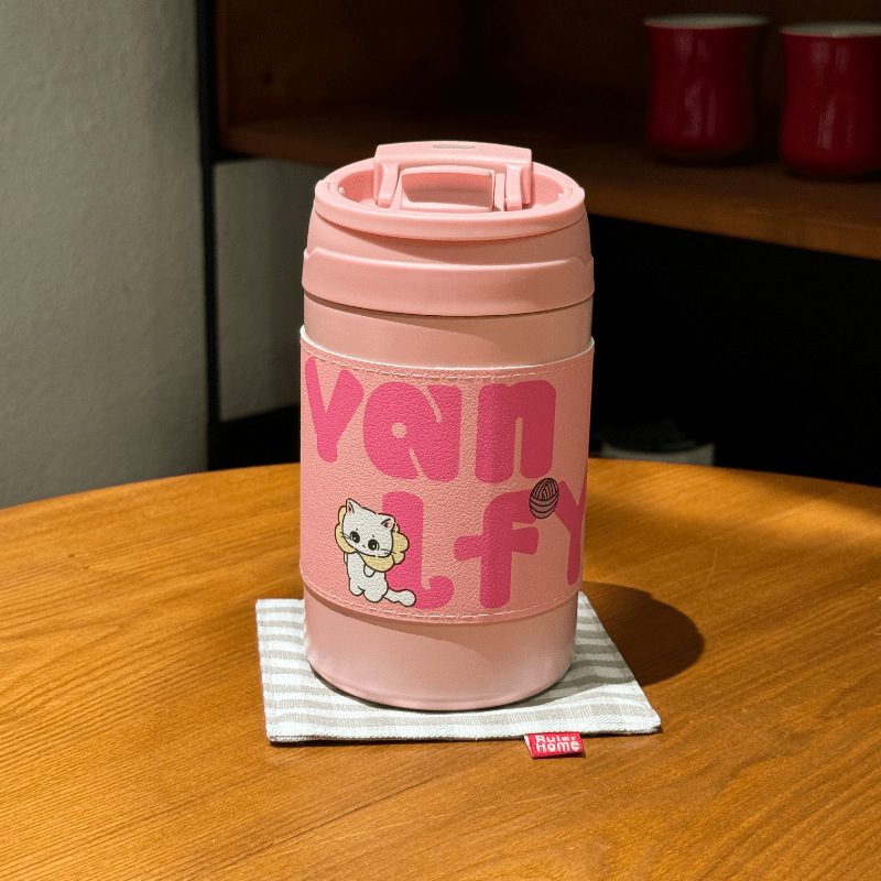 High appearance level, simple and portable hand-held water cup, 316 stainless steel cold insulation cup, portable coffee cup, insulated cup for girls Specification drawing