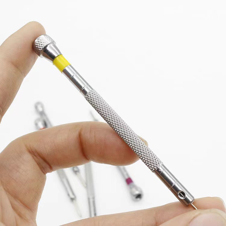 Factory direct sales of watches, glasses, toys, repair screwdrivers, non-magnetic flat-head cross mini screwdrivers, small sizes Specification drawing
