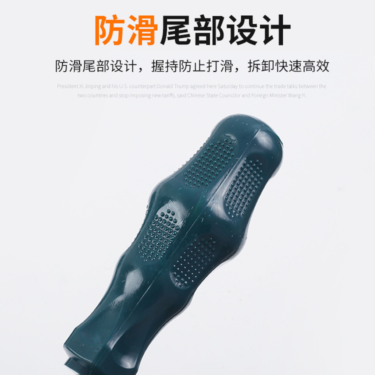 Hairspray handle screwdriver CRV flat-head cross-shaped screwdriver with magnetic manual screwdriver eight-piece set Application Scenario