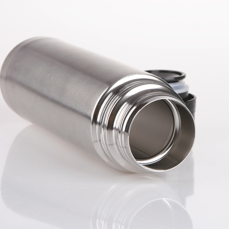 Simple and large-capacity 304 stainless steel insulated cup, straight button insulated bottle, factory direct sales, water cup wholesale Specification drawing