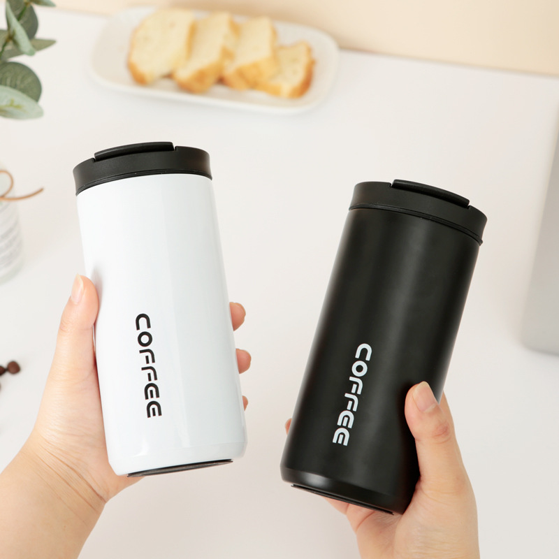 New 304 stainless steel coffee cups, office gifts, business direct drinking cups, car cups and water cups can be printed with logos full figure