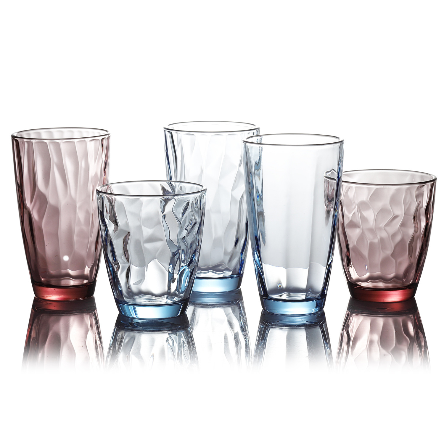 Green apple ice crack cup, colorant pair cup, hotel and guesthouse whisky glass, juice and beverage glass, household Item Picture