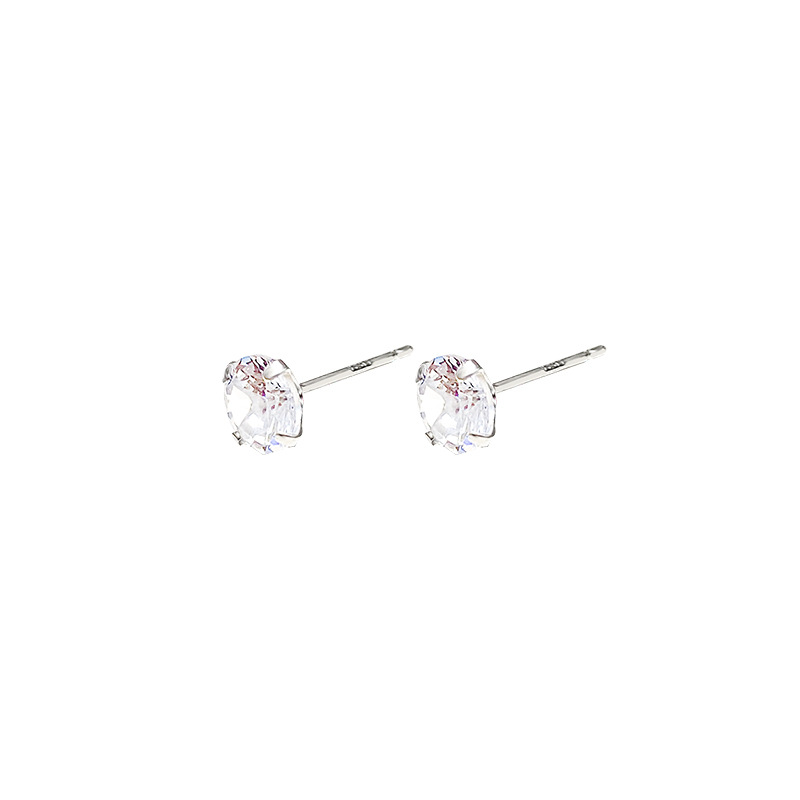 925 Silver Needle Exquisite Zircon ear studs for women, trendy, niche, high-end, versatile mini ear piercing earrings Item Picture
