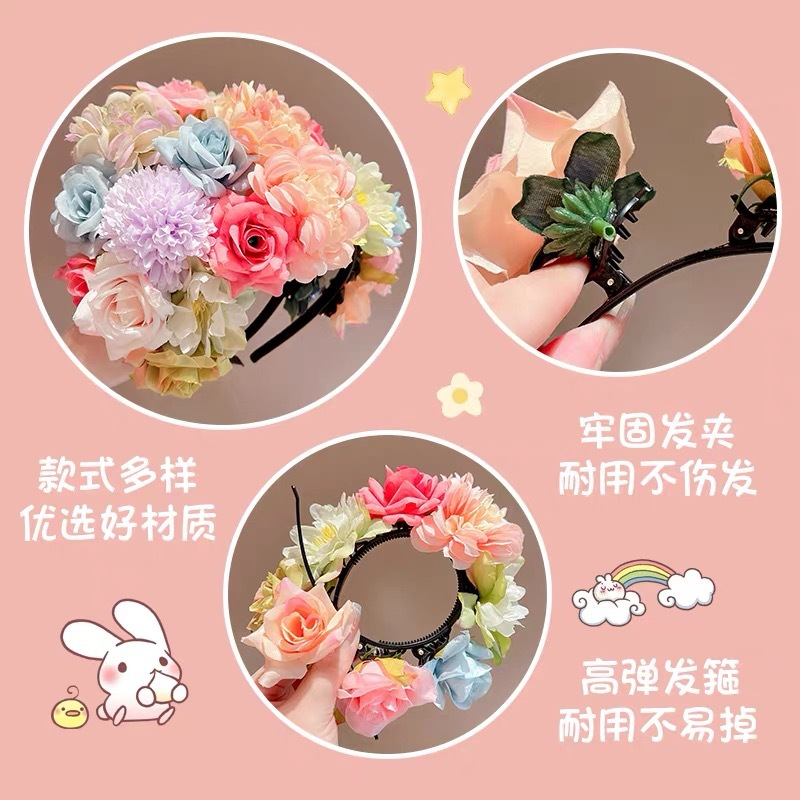 Quanzhou Xunpu Hairpin - Children's material Kits for headwear, diy hair bands, Ethnic style flower rings, Hanfu hair accessories, Intangible Cultural Heritage headbands Application Scenario