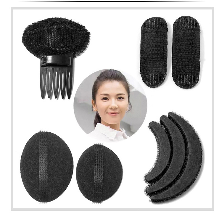 Breathable hair height-increasing invisible hair clips, hair pads, hair root fluffier, top of the head, back of the head flat head pad, hair top magic tool for women Application Scenario