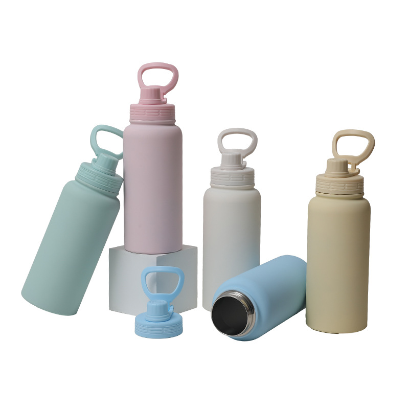 New cross-border Amazon space flask, 304 stainless steel double-layer vacuum portable insulated cup, sports water bottle Item Picture