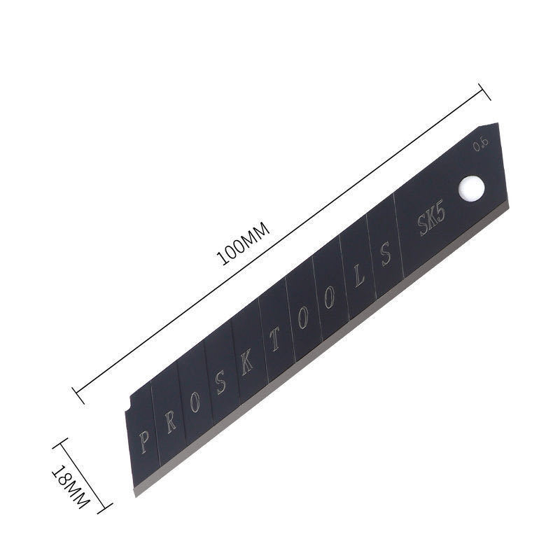 Factory wholesale of utility blades, black and white high-carbon steel blades, 0.5m utility knives, SK5 material blades undefined
