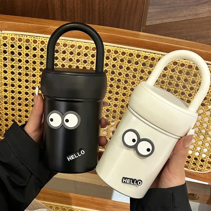 A simple, niche and high-end direct drinking cup for female students, 2024 new model water cup, high appearance level, 316 stainless steel insulated cup, ins Application Scenario