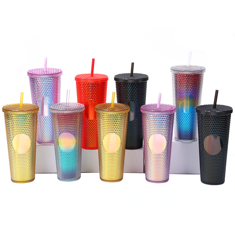 Customer-specific high box type large capacity Studded prickly water cup transparent plastic AS durian cup Item Picture