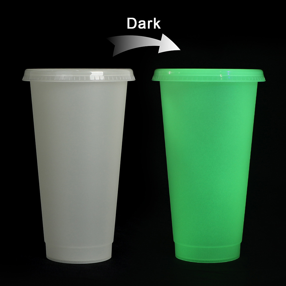 New bar cheering and glowing props: Luminous cup, fluorescent cup, luminous color-changing plastic straw cup manufacturer Application Scenario