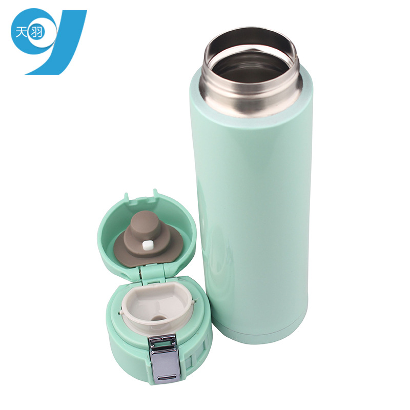 Wholesale stainless steel vacuum insulated cups, portable cups, bouncing cups, car cups, office cups, enterprise processing and logo printing details Picture