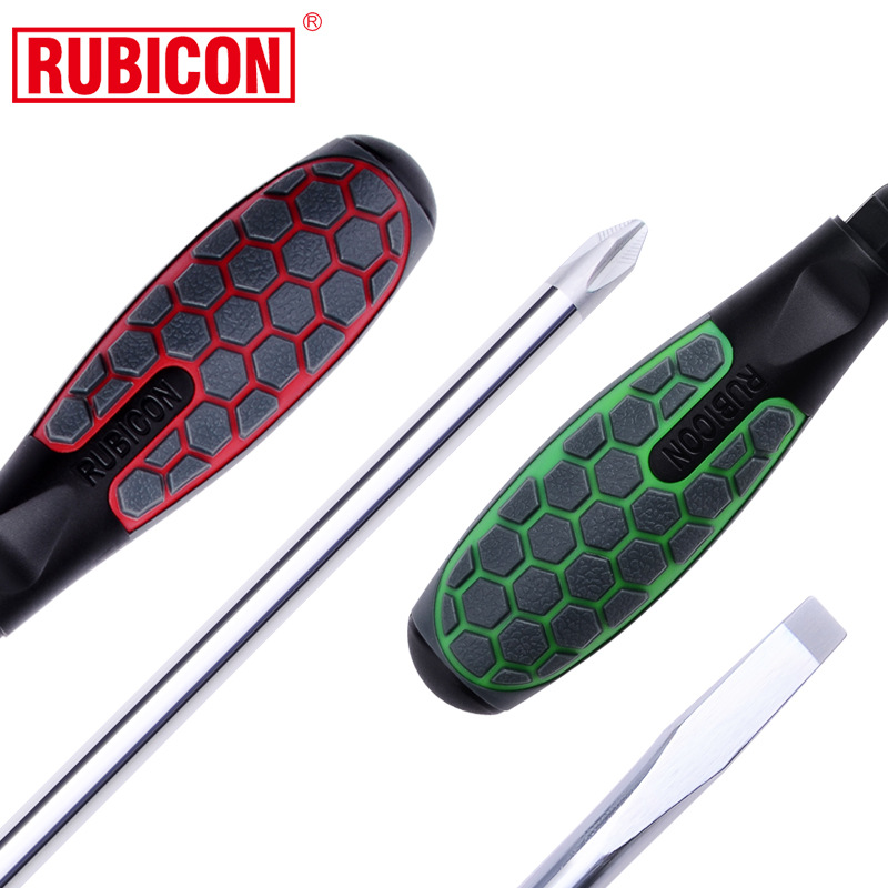 Robin Hood hardened screwdriver, anti-slip handle screwdriver, insulating set, Cross flat-head hardened screwdriver, Screwdriver 62 Specification drawing