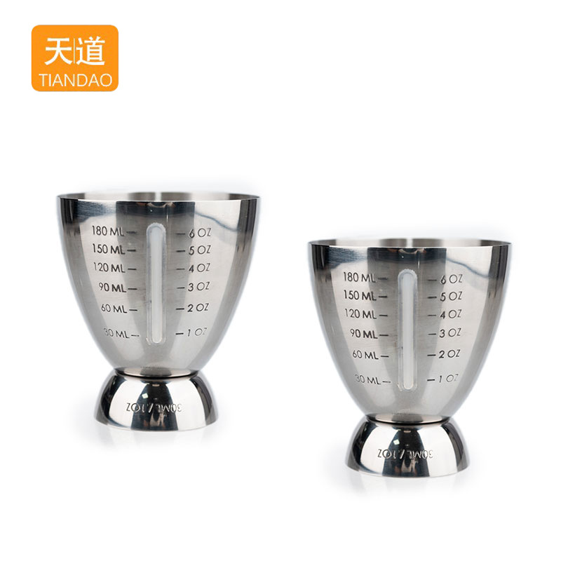 304 stainless steel measuring cup, egg-shaped ounce cup, bar bartender, measuring glass with scale, 180ml magic measuring cup Application Scenario