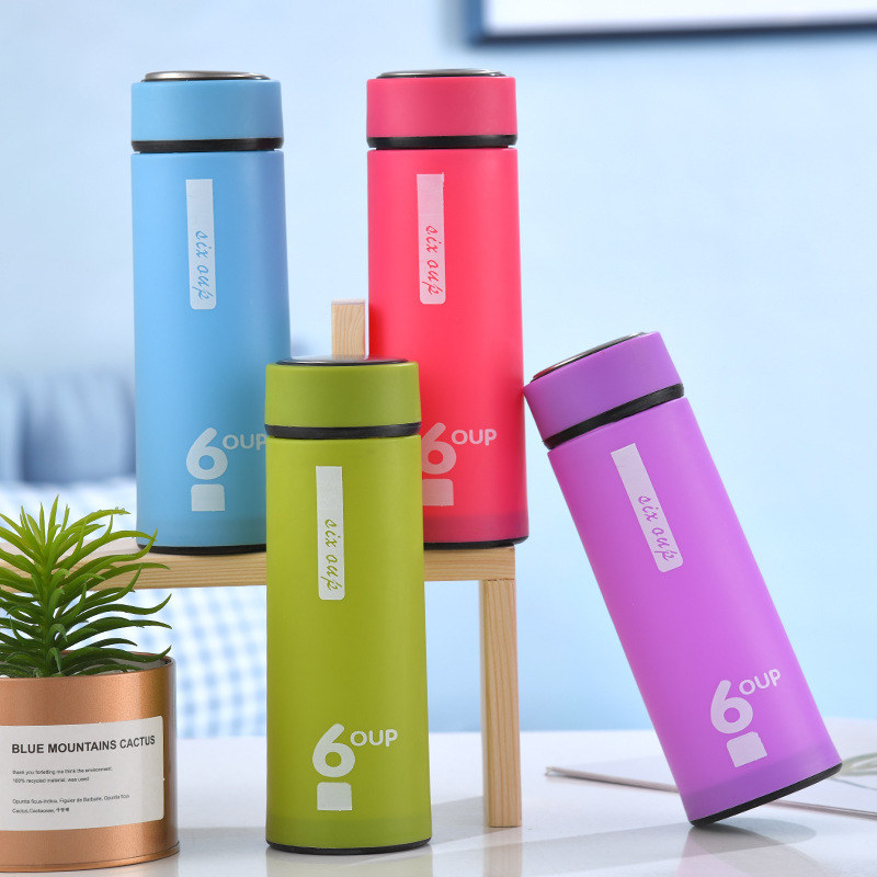 Wholesale double-layer business glass water cups with printed logos, small gifts for opening events, promotional advertisements, and portable cups Application Scenario