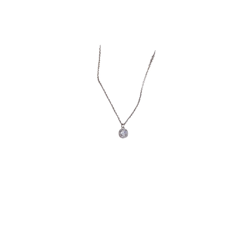 The beauty's teardrop tassel necklace is a niche and high-end design for women on Instagram. The collarbone chain does not fade and has a cold style Item Picture